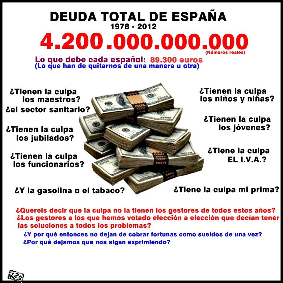 1978-2012 La deuda Española