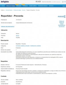 OFERTA LABORAL: Se busca licenciado para repartir bollería