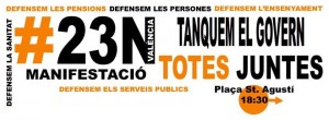 Manifestación 23N Totes Juntes